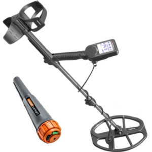 The legend גלאי מתכות מולטי תדרים עם Nokta pointer